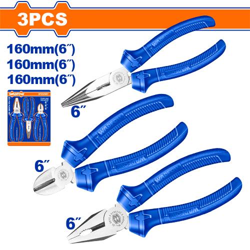 WADFOW طقم كماشة 3 قطع WPS0623